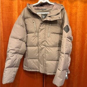 Under Armour XL Men's ColdGear Infrared Down Crinkle Jacket in 'Pitch Grey'